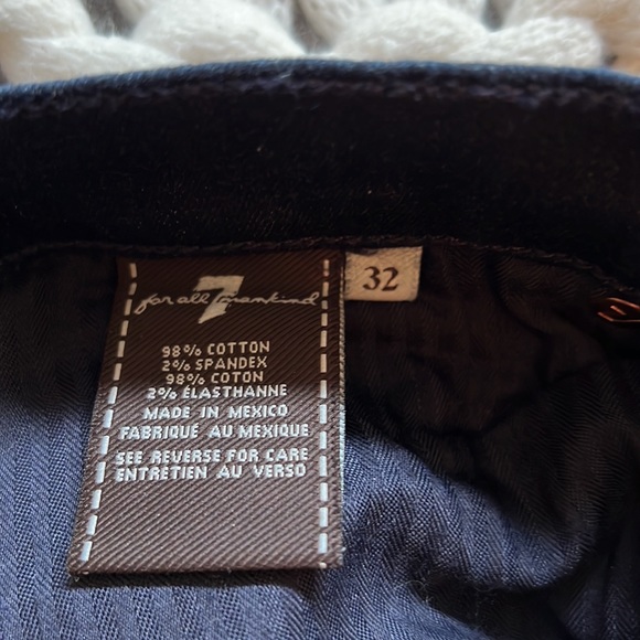 Women’s 7 For All Mankind- Gwenevere Size 32 - EUC - Picture 4 of 4
